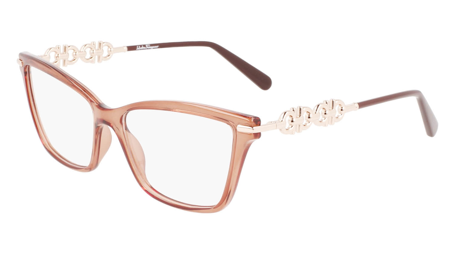 FERRAGAMO | SF2921 | 232 TRANSPARENT BROWN