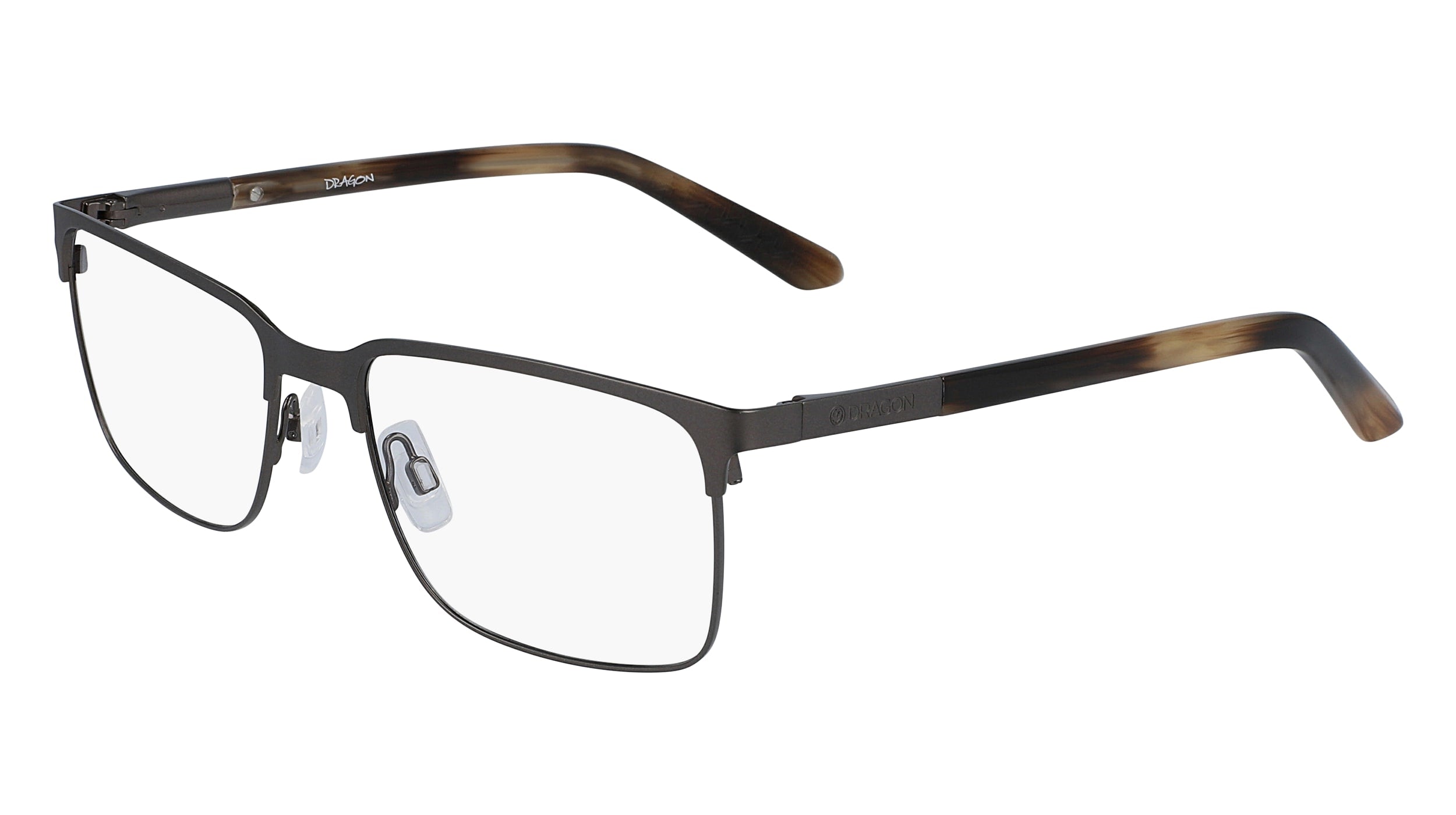 DRAGON | DR2015 | 074 MATTE GUNMETAL/AMBER WOOD