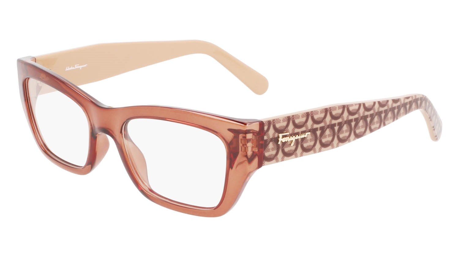 FERRAGAMO | SF2922 | 232 TRANSPARENT BROWN