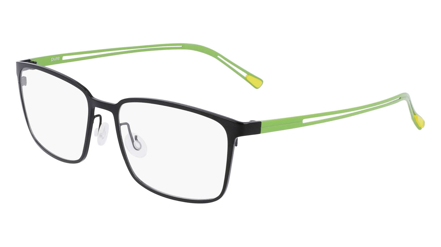 PURE | P-4013 | 004 MATTE BLACK/GREEN
