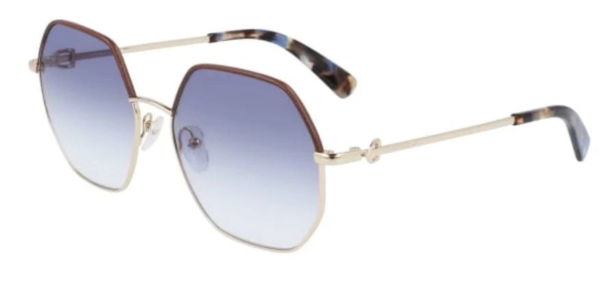 LONGCHAMP Sunglasses Model LO140SL/58/GOLD/BLUE