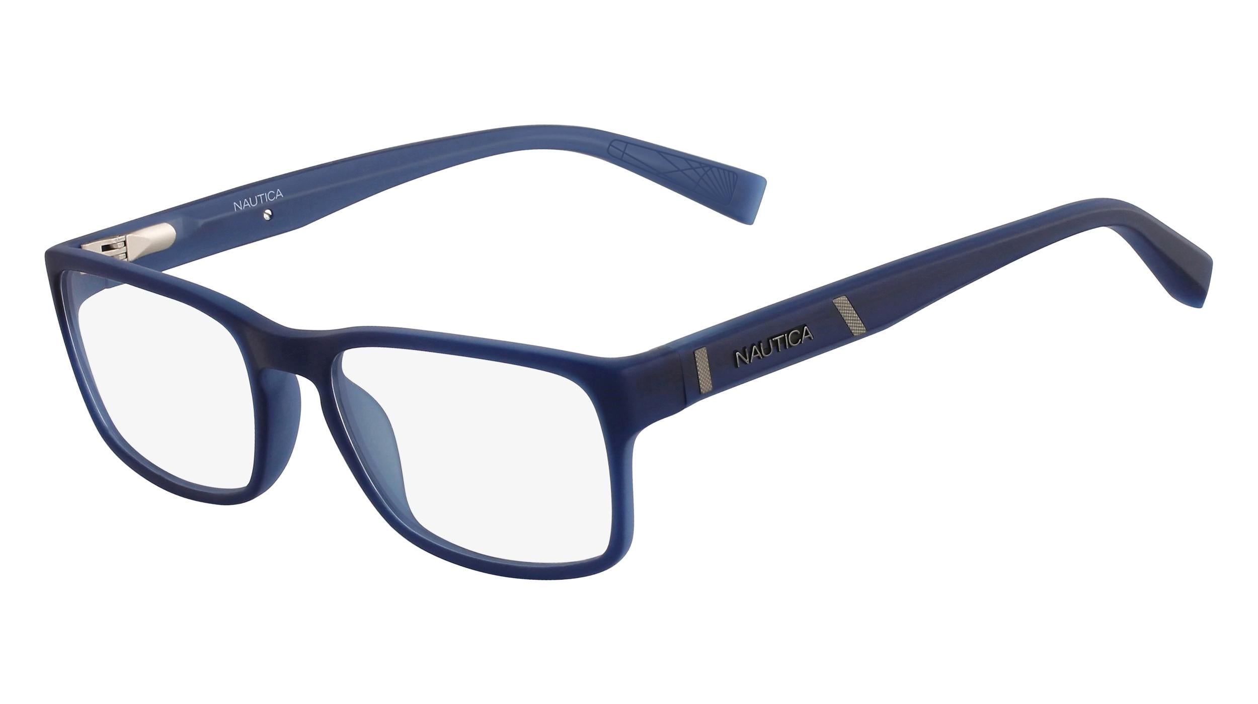 Nautica Eyeglass Frames Blue NAUTICA N8108 325 MATTE NAVY