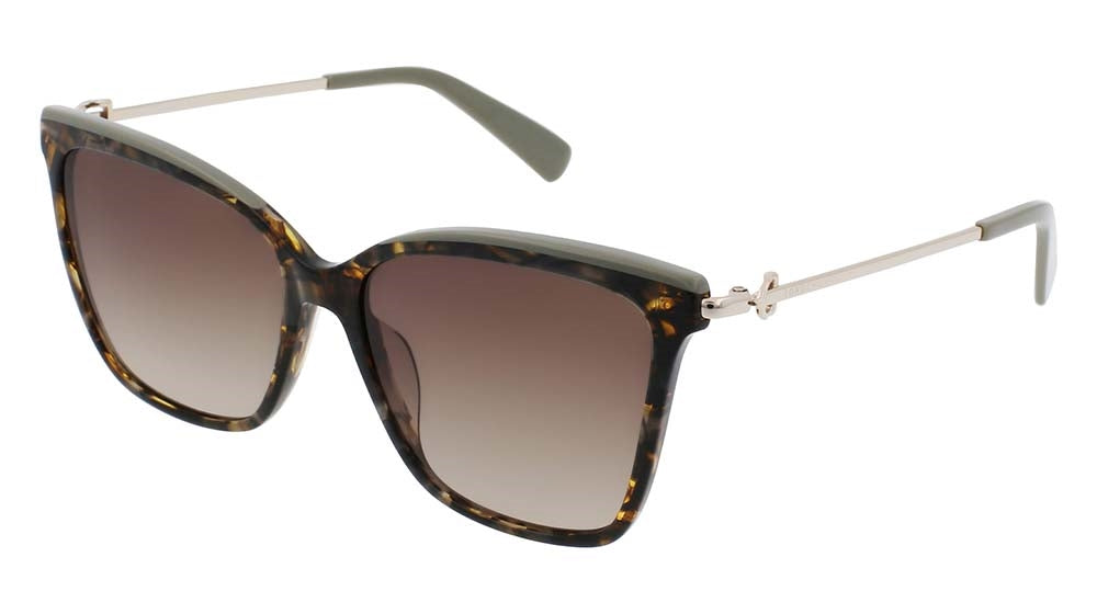 LONGCHAMP Sunglasses Model LO683S Colour 341 Green Tortoise