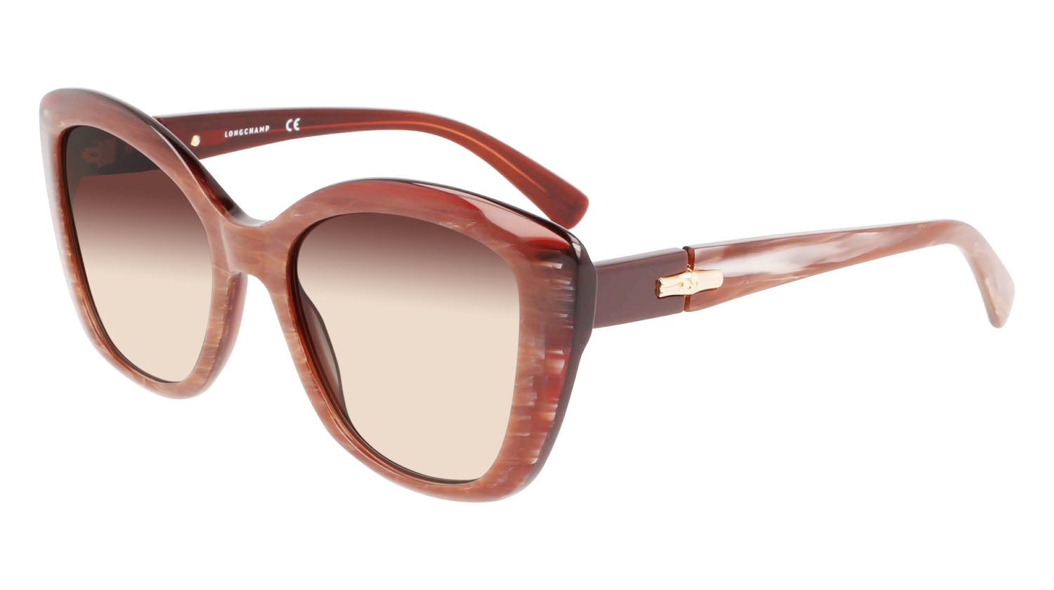 LONGCHAMP Sunglasses Model LO714S Colour 604 RED MARBLE