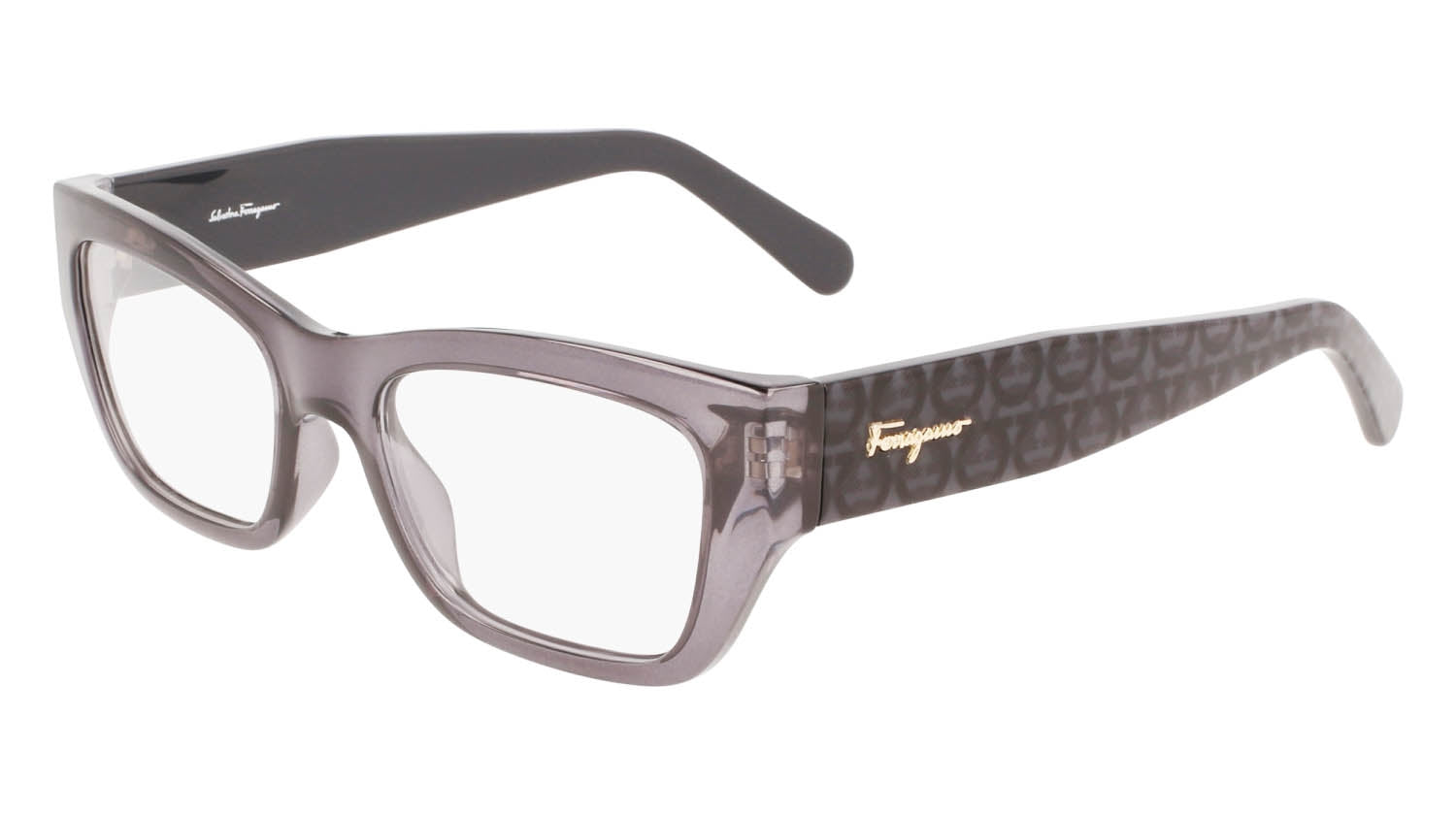 FERRAGAMO | SF2922 | 023 TRANSPARENT DARK GREY