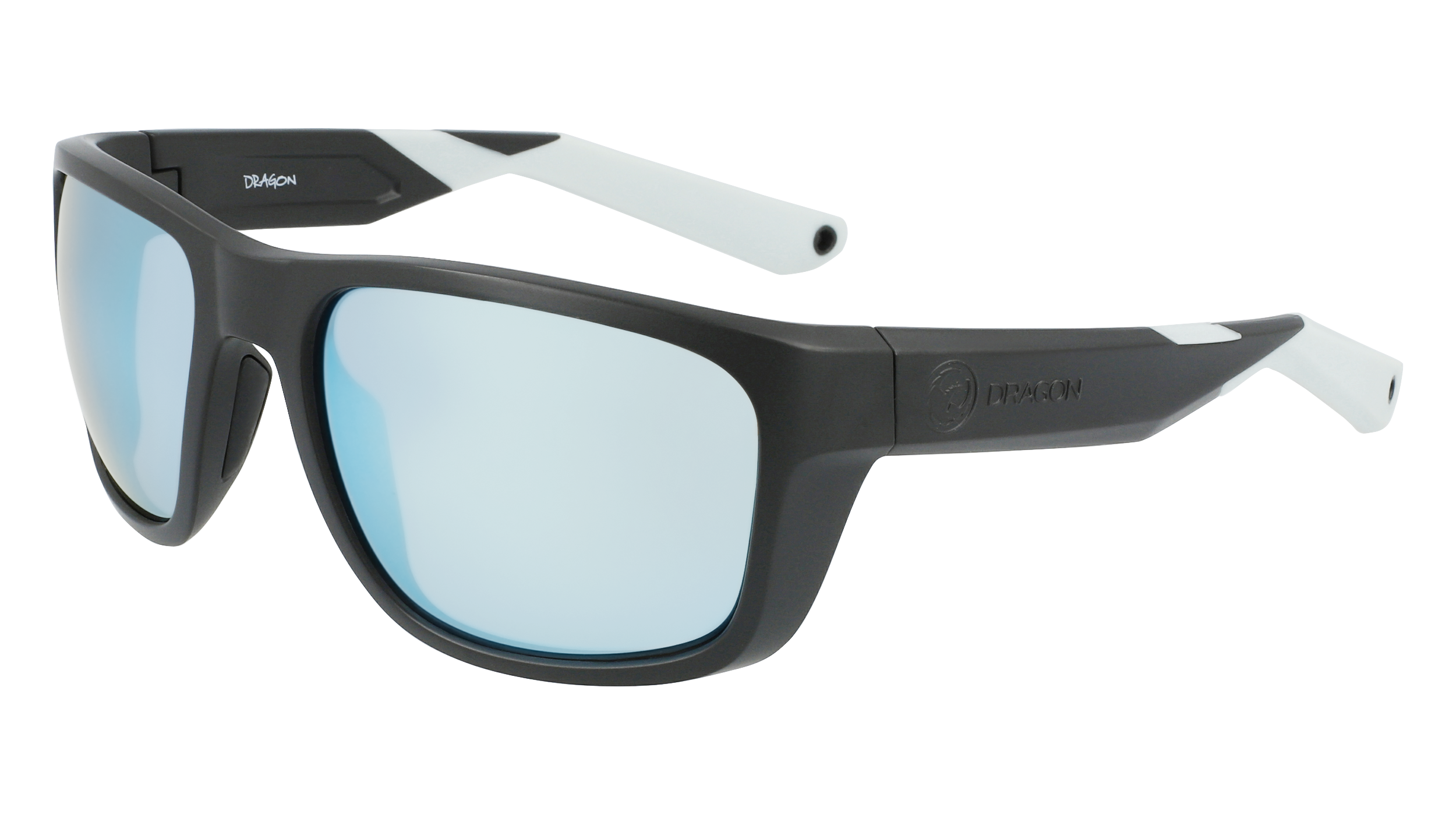 DRAGON Sunglasses Model SHORE X H20 MATTE GREY / LL BLUE FROZEN ION POLAR